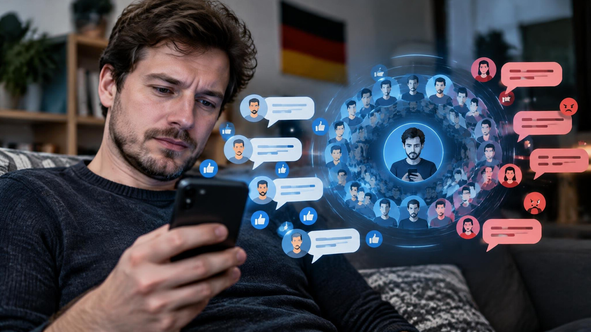 person using smartphone